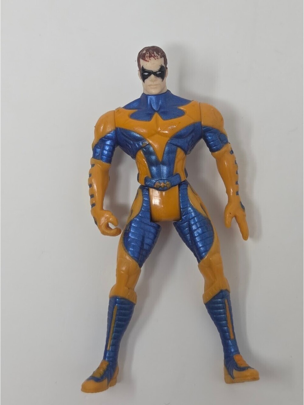 Kenner 1997 DC Comics Booster Gold Action Figure Blue And Gold Costume Design